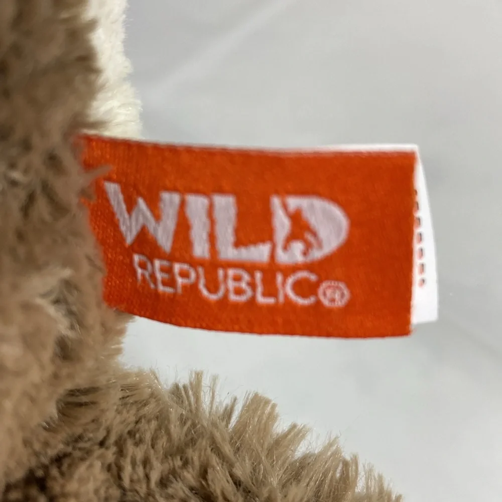 Wild Republic Kangaroo and Baby Joey in Pouch Plush Stuffed Animal Brown & Cream